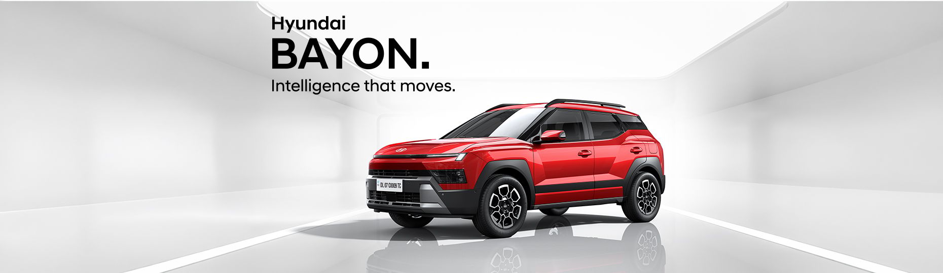 Hyundai BAYON. Intelligence that moves.